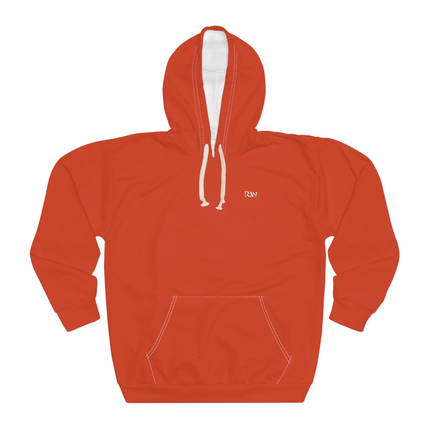 R&W Athletics Minimalist Logo Hoodie (Rojo Rugiente II)