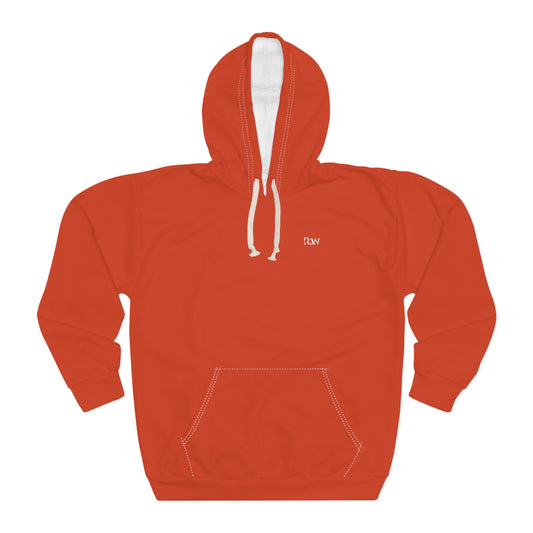 R&W Athletics Minimalist Logo Hoodie (Rojo Rugiente II)
