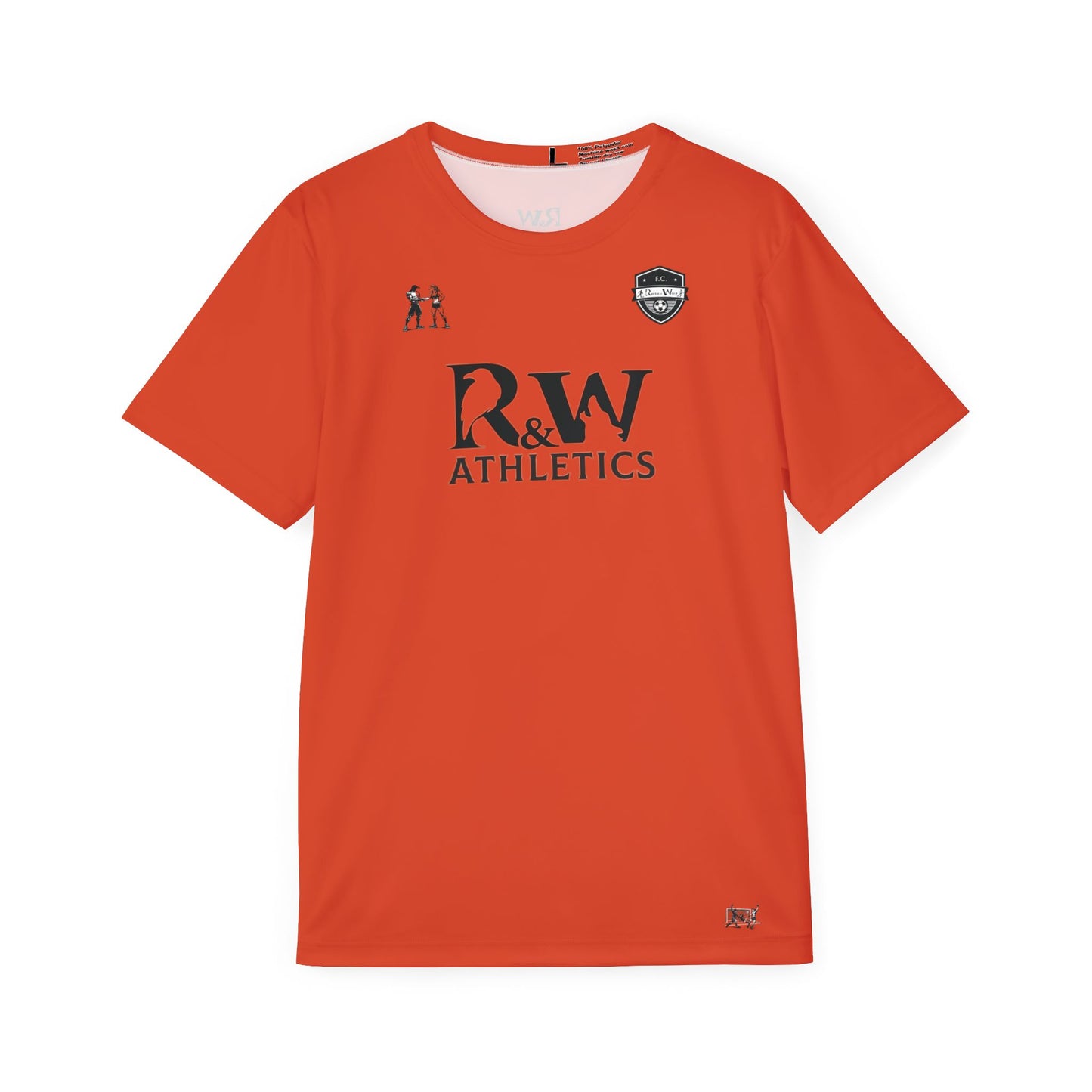 R&W Athletics "Kick Off" Football Shirt/Soccer Jersey - Rojo Rugiente I