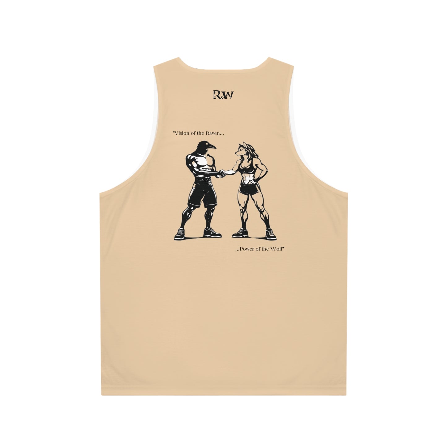 R&W Athletics "Origin Story" Comic-Style Fitness Tank Top — Dakar Dunes