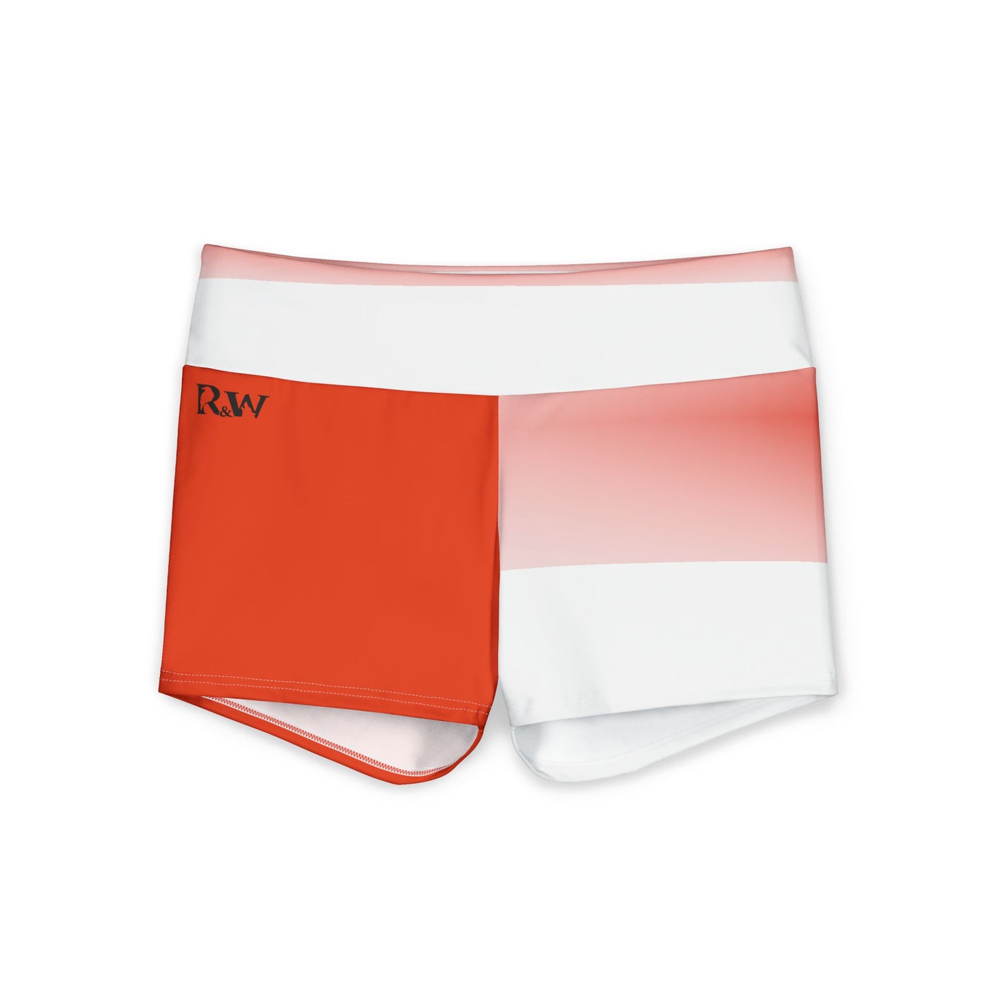 R&W Women's Lightweight Yoga Shorts - Rojo Rugiente I
