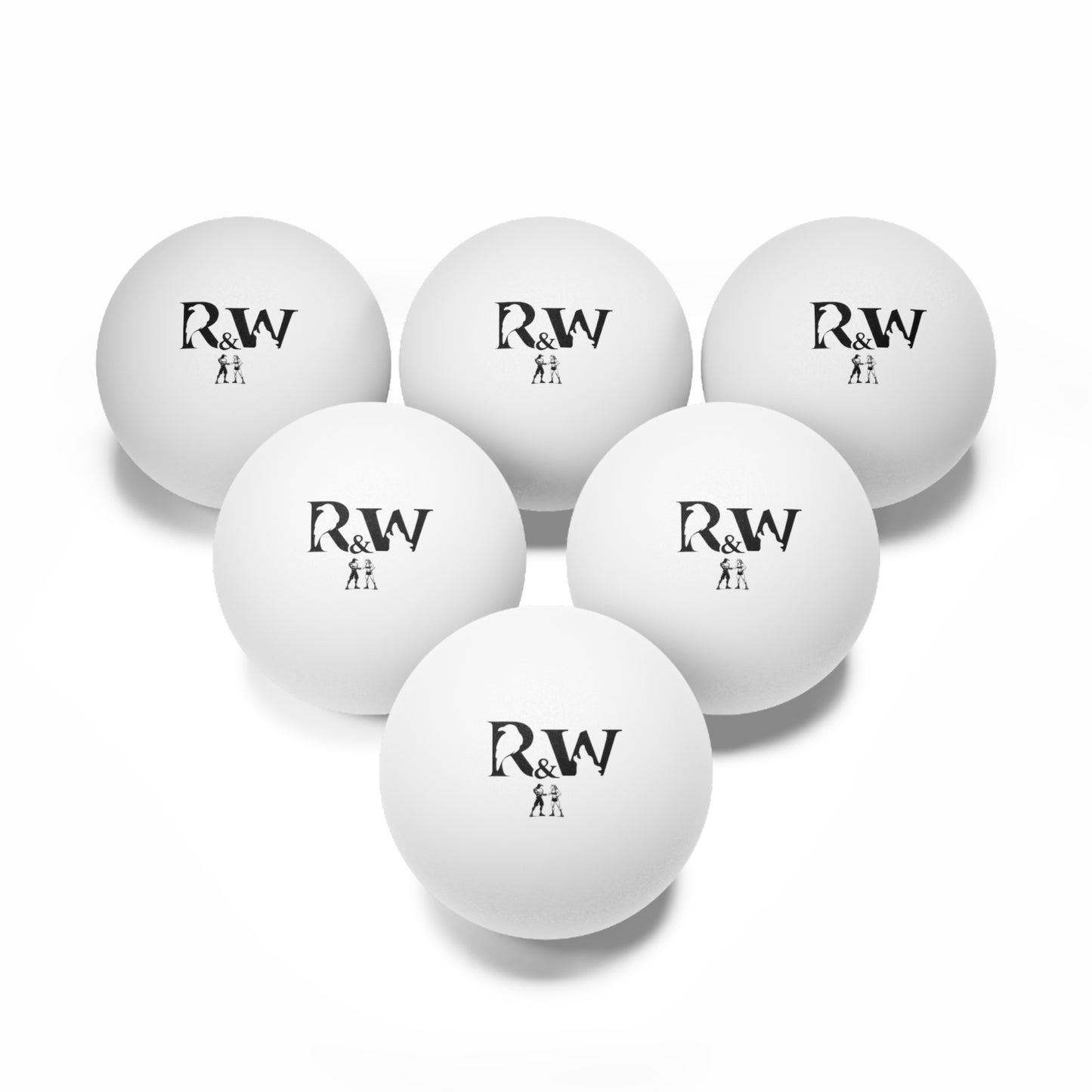 R&W Logo Pong Balls (6-Pack)