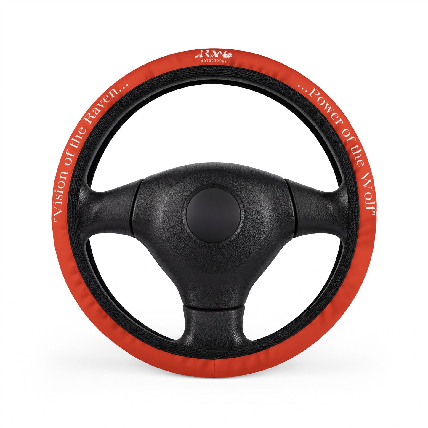 R&W Motorsport Team Motto "Rojo Rugiente II" Steering Wheel Cover