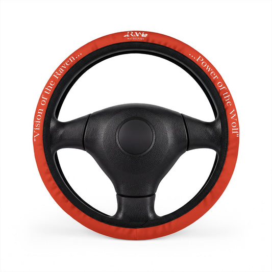 R&W Motorsport Team Motto "Rojo Rugiente II" Steering Wheel Cover
