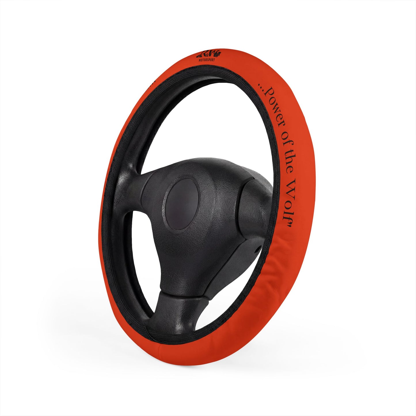 R&W Motorsport Team Motto "Rojo Rugiente I" Steering Wheel Cover
