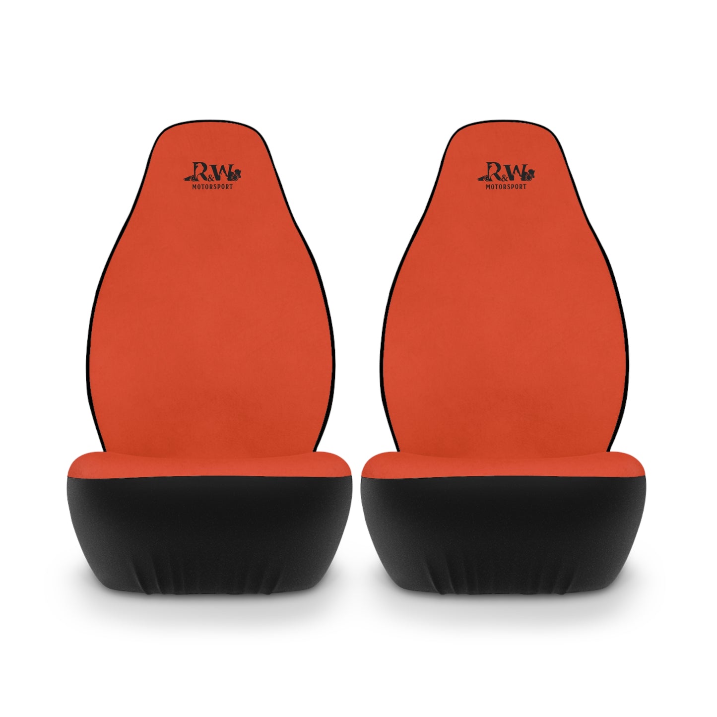 R&W Motorsport Car Seat Covers — Universal Front Seat Protectors - Rojo Rugiente I