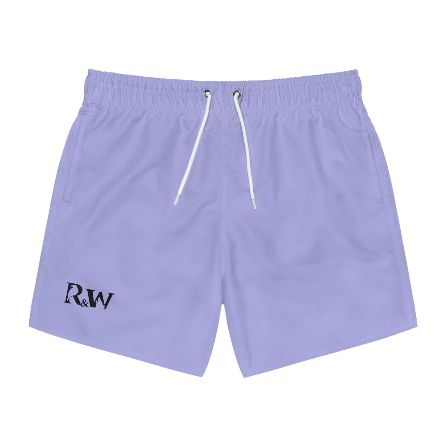 Mens Minimal Logo Swim Trunks — Amore II