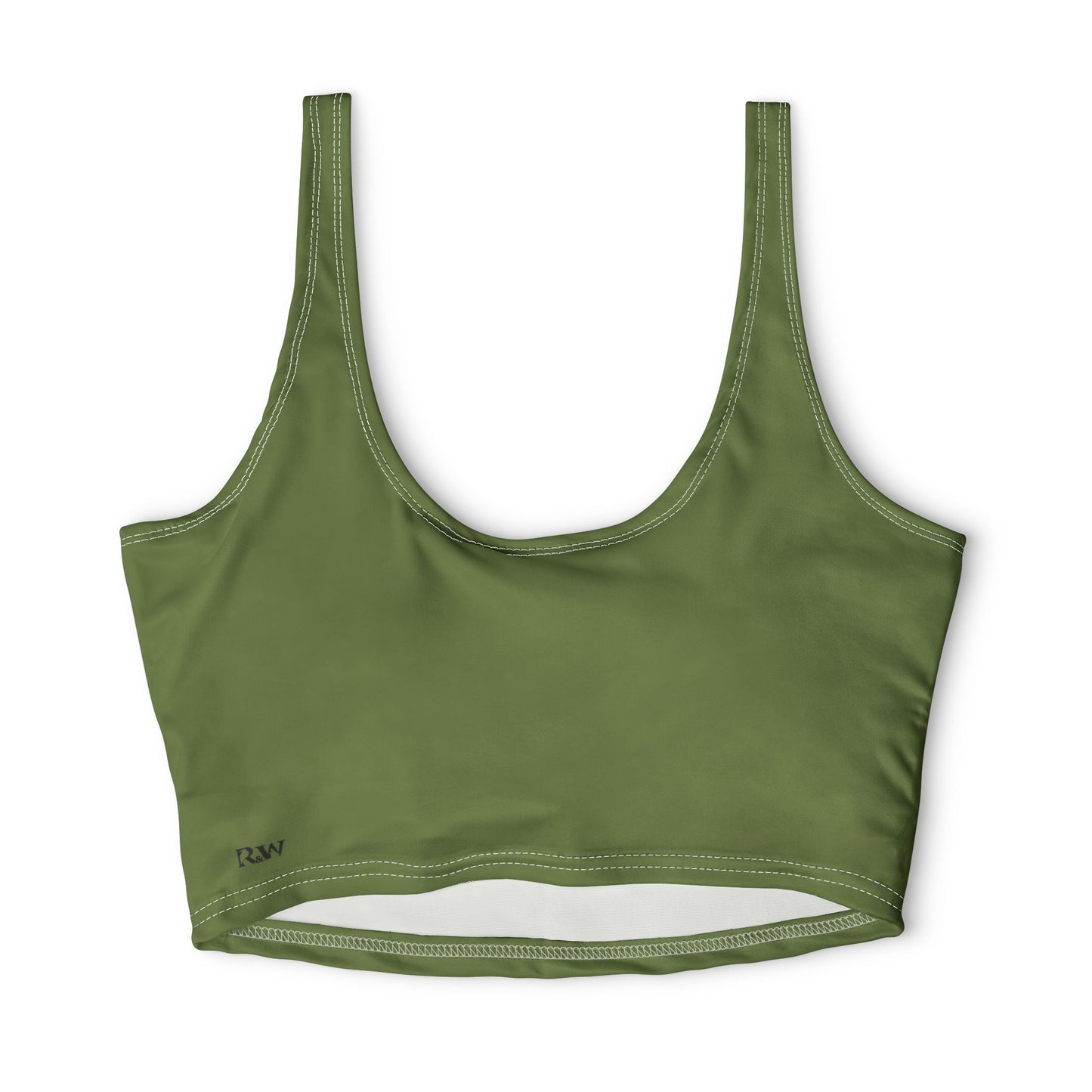 R&W Women's Monogram Sports Bra Athletic Top — Tomillo Tranquilo
