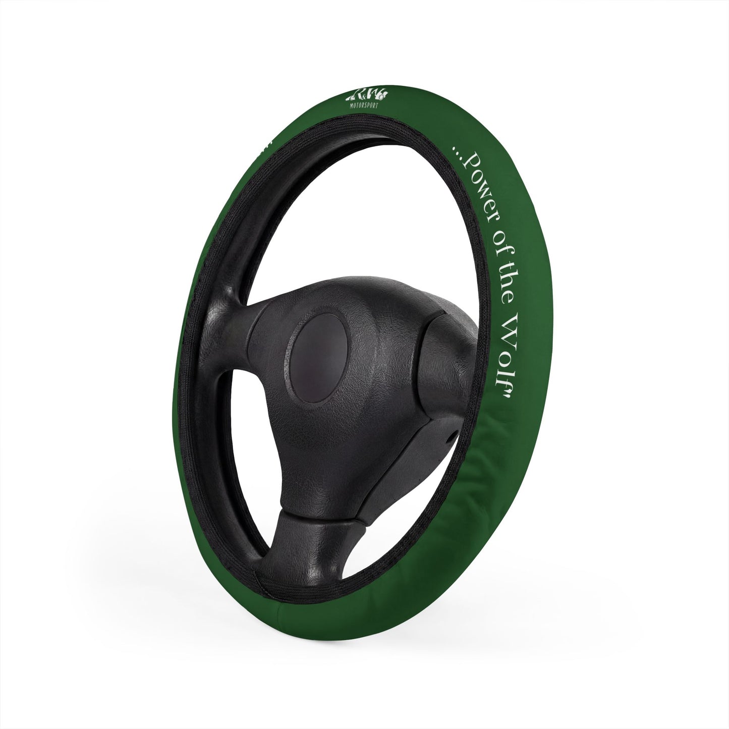 R&W Motorsport Team Motto "Verde Valiosa" Steering Wheel Cover