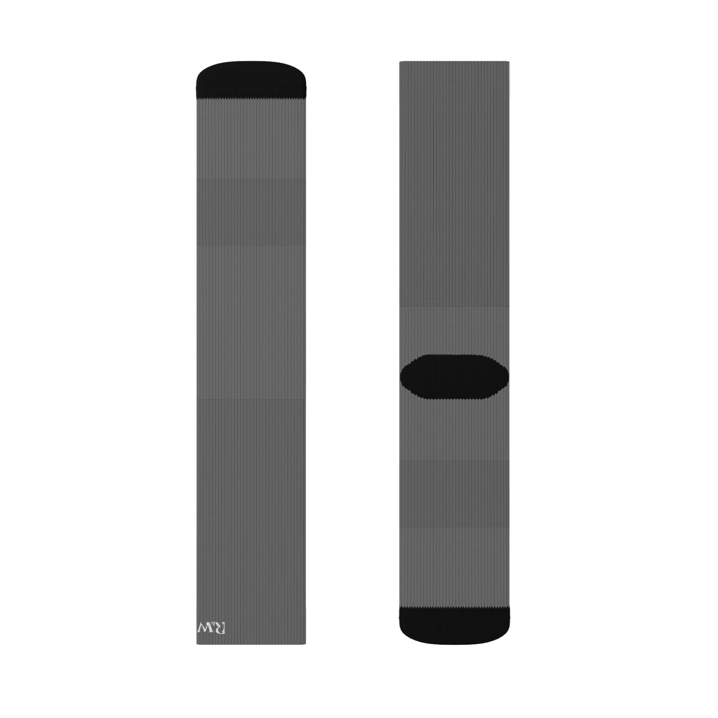 R&W Athletics Small Logo Socks - Asphalt Grey