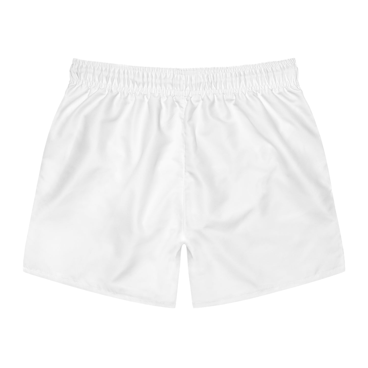 Mens Minimal Logo Swim Trunks — Panda