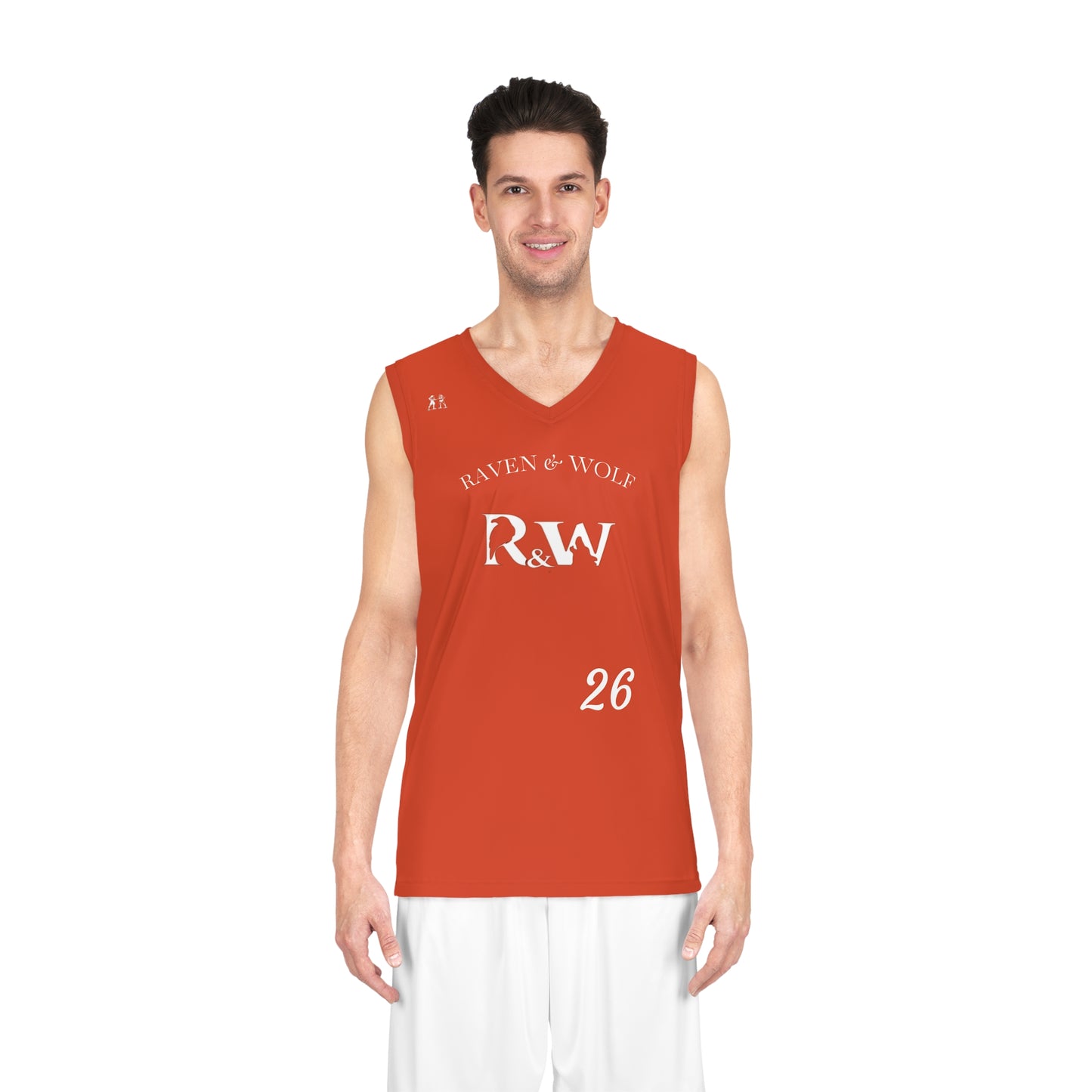 R&W Athletics "Tip Off" Basketball Jersey – Rojo Rugiente II