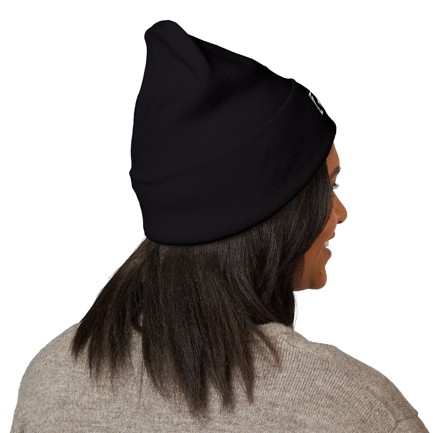 R&W Athletics Embroidered Logo Cuffed Beanie — Classic Knit Winter Hat
