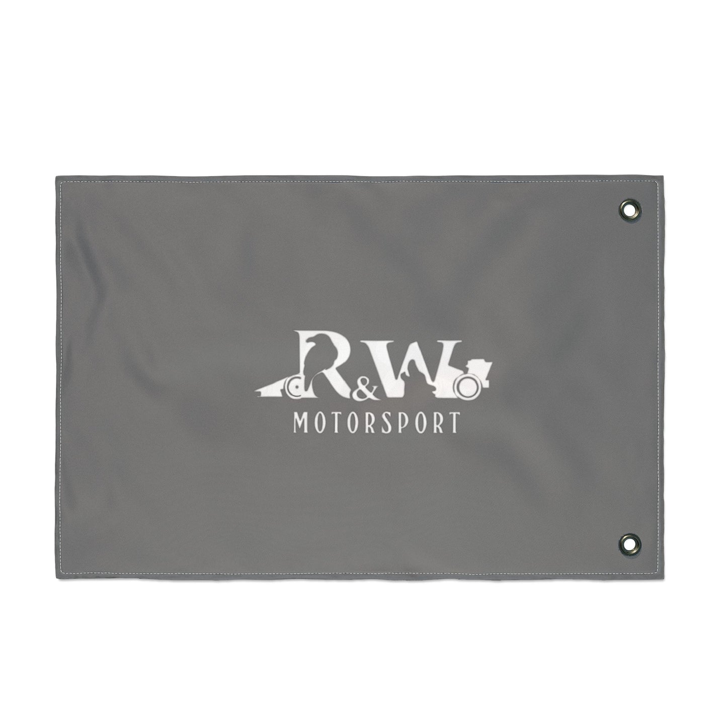R&W Motorsport Team Flag (Asphalt Grey)