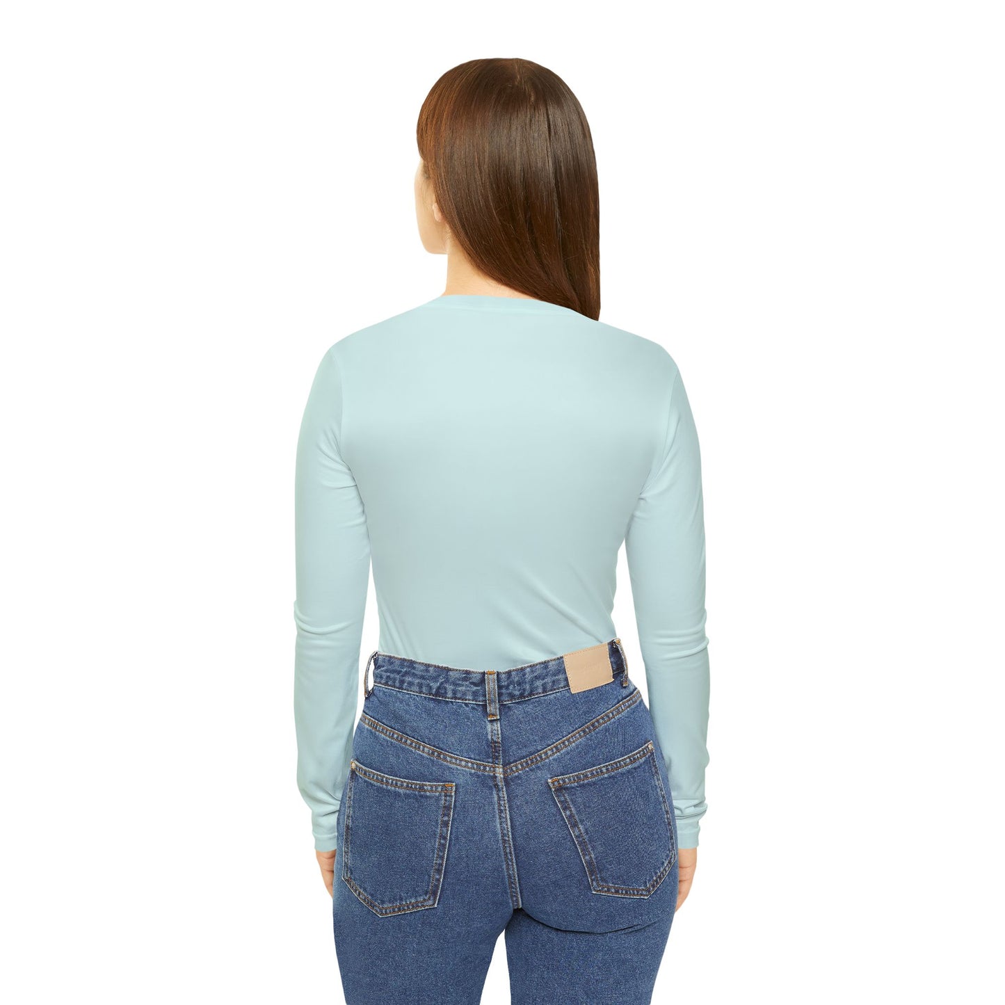 R&W Women's Minimalist V-Neck Long Sleeve Shirt - Horizon