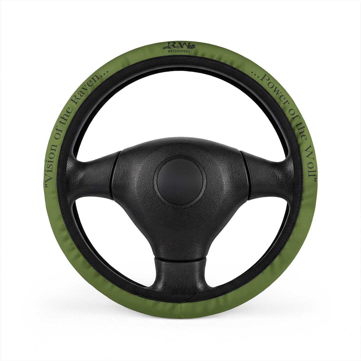R&W Motorsport Team Motto "Tomillo Tranquilo" Steering Wheel Cover