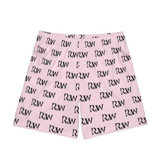 Men's Elastic Beach Shorts (Performance Pink)