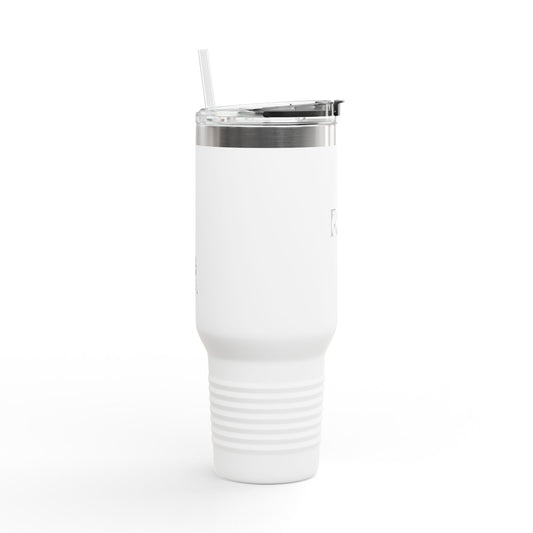40oz Insulated Travel Mug — R&W Monogram Stainless Tumbler