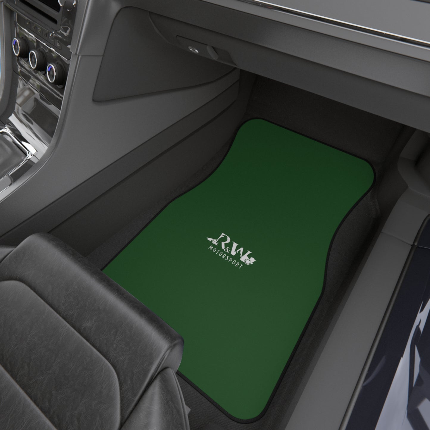 R&W Motorsport Front Car Mats – Verde Valiosa (Front Pair Only)