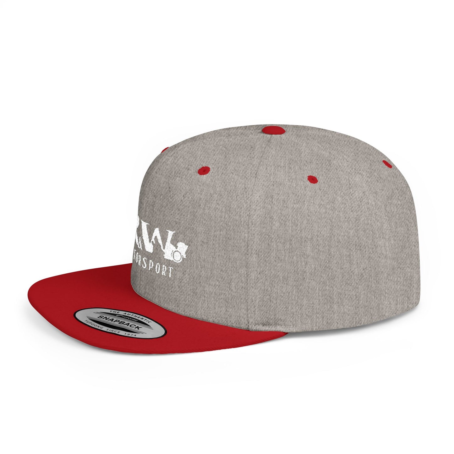R&W Motorsport Distressed Logo Snapback Hat