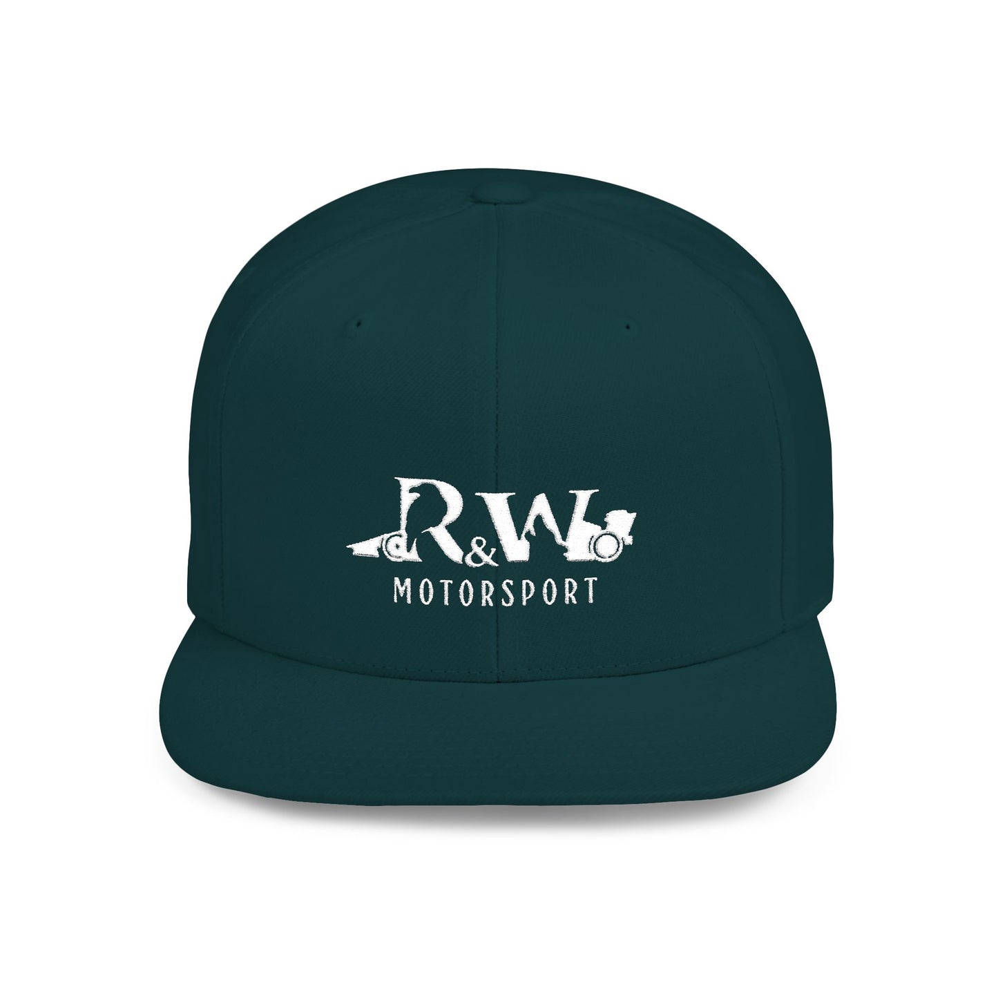 R&W Motorsport Distressed Logo Snapback Hat