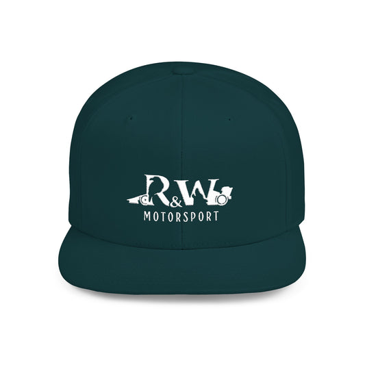 R&W Motorsport Distressed Logo Snapback Hat