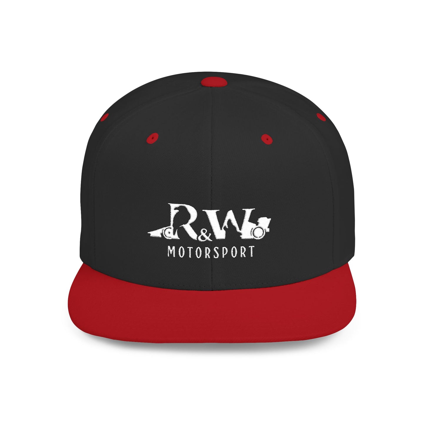 R&W Motorsport Distressed Logo Snapback Hat