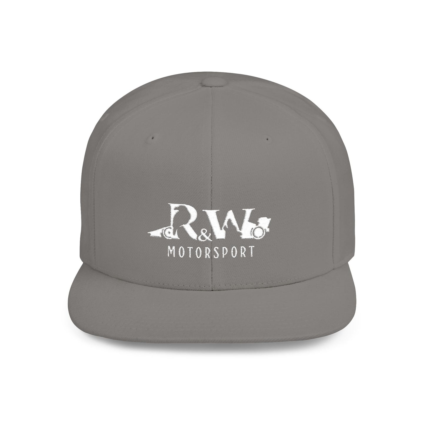 R&W Motorsport Distressed Logo Snapback Hat