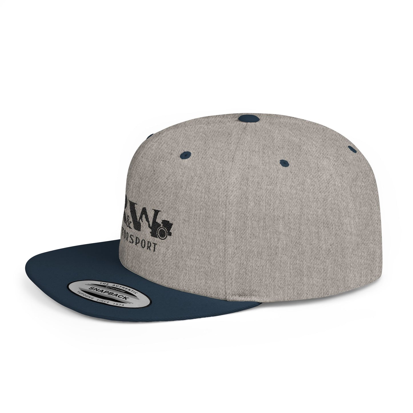 R&W Motorsport Distressed Logo Snapback Hat