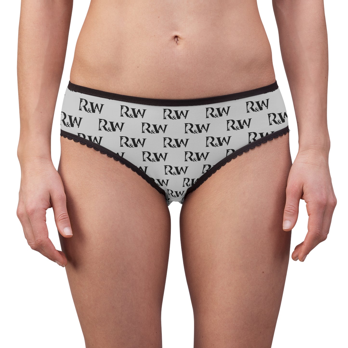 Women's Pattern Briefs — Wolf Grey