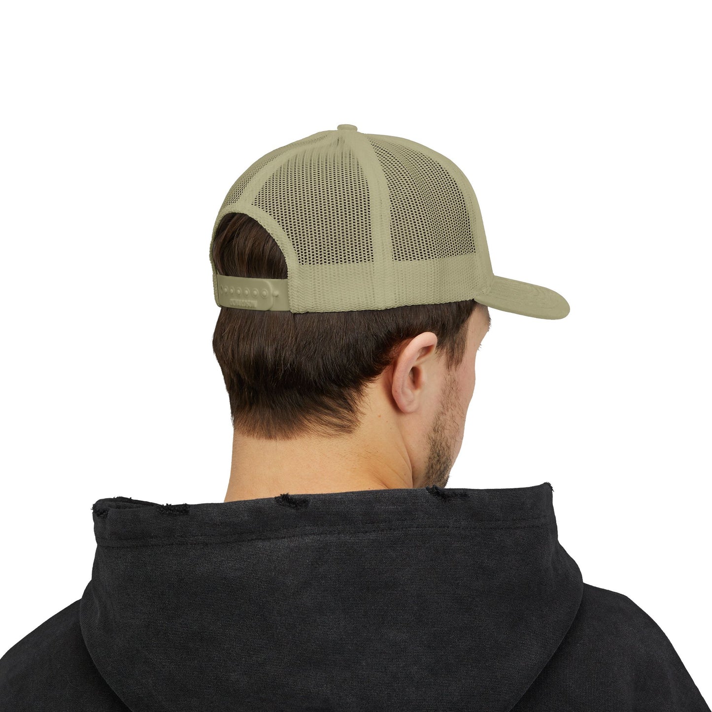 R&W Motorsport Embroidered Mesh Trucker Cap — Vintage Snapback Mesh Hat