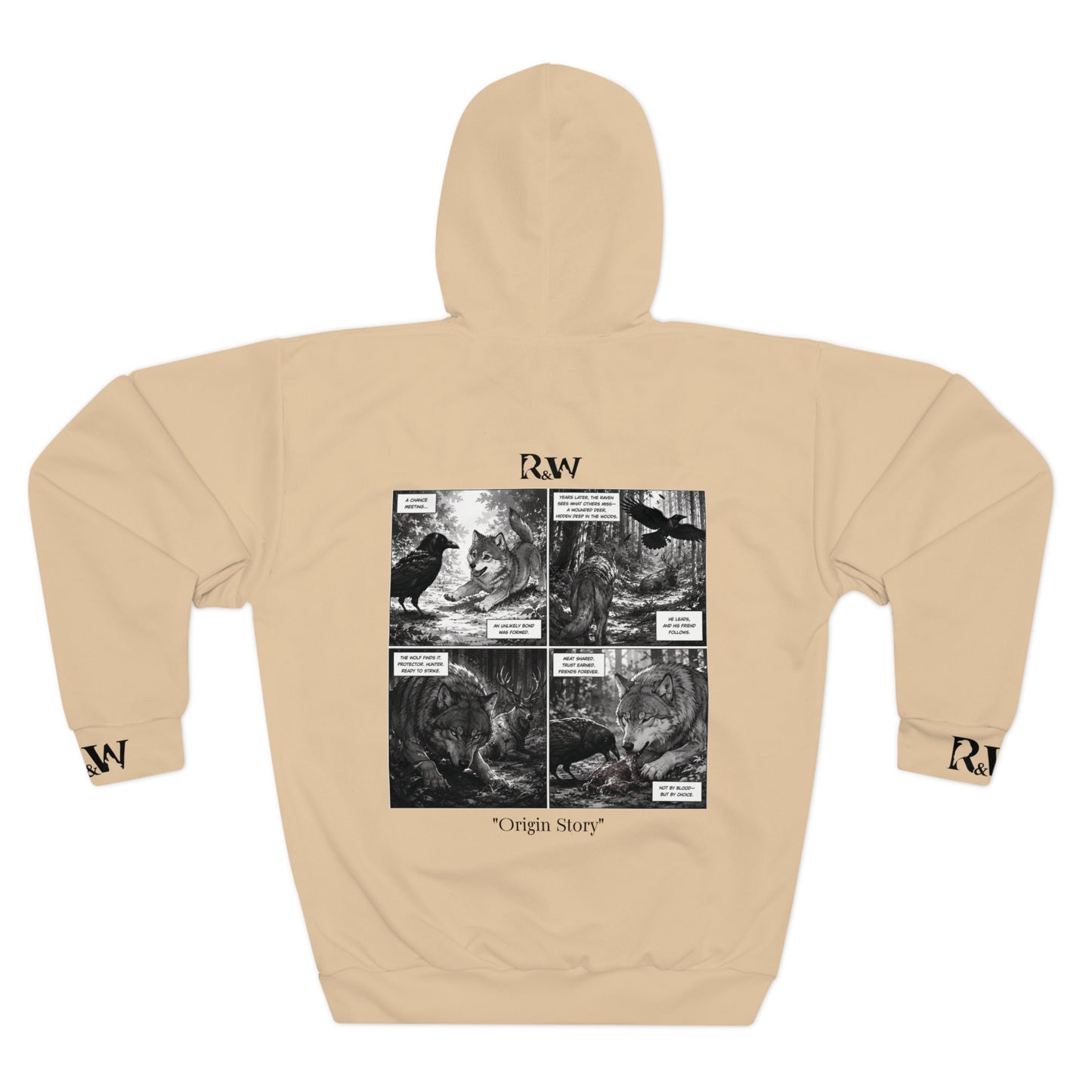 R&W Athletics Graphic Hoodie — "Origin Story" Dakar Dunes Comic Panel Pullover