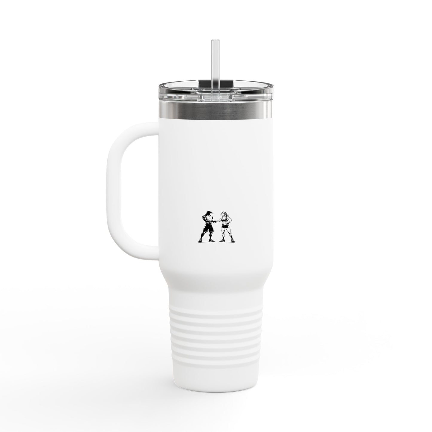 40oz Insulated Travel Mug — R&W Monogram Stainless Tumbler