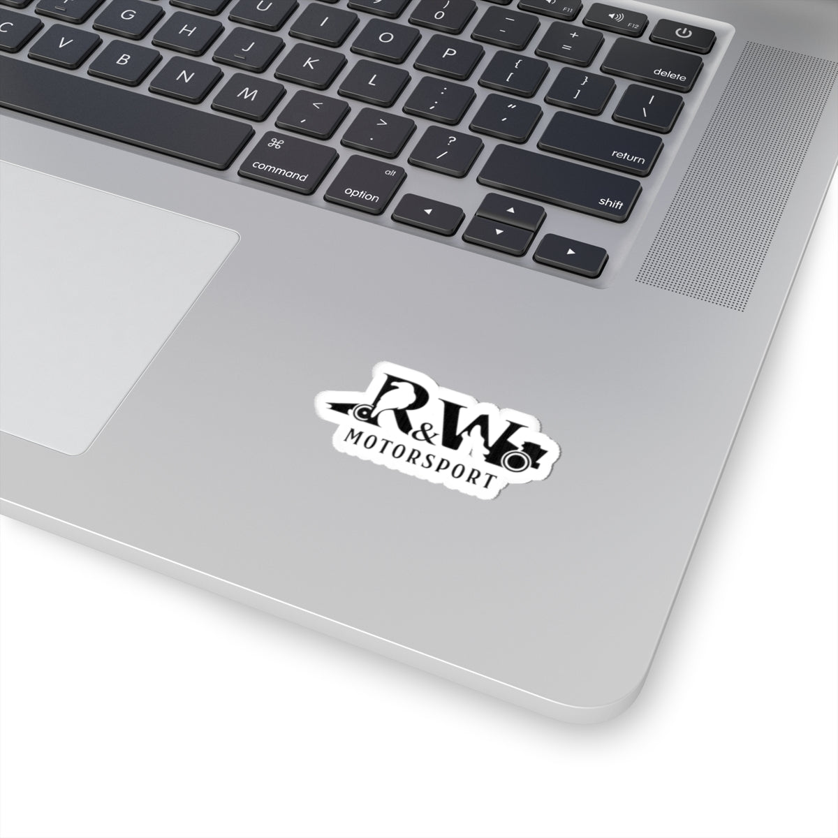 R&W Motorsport Sticker (Black) — Decal for Laptops & Journals