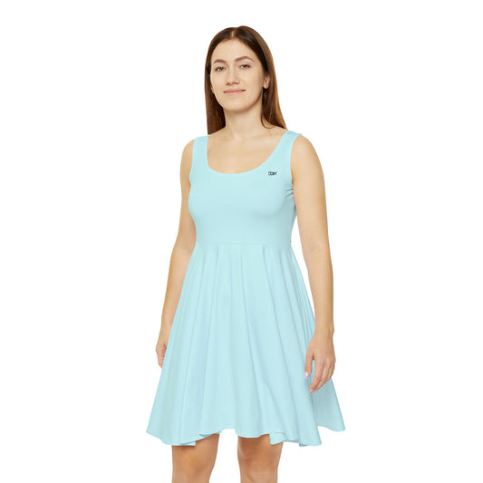 Horizon Women's Skater Dress — Classic Scoop Neck A-Line Summer Dress