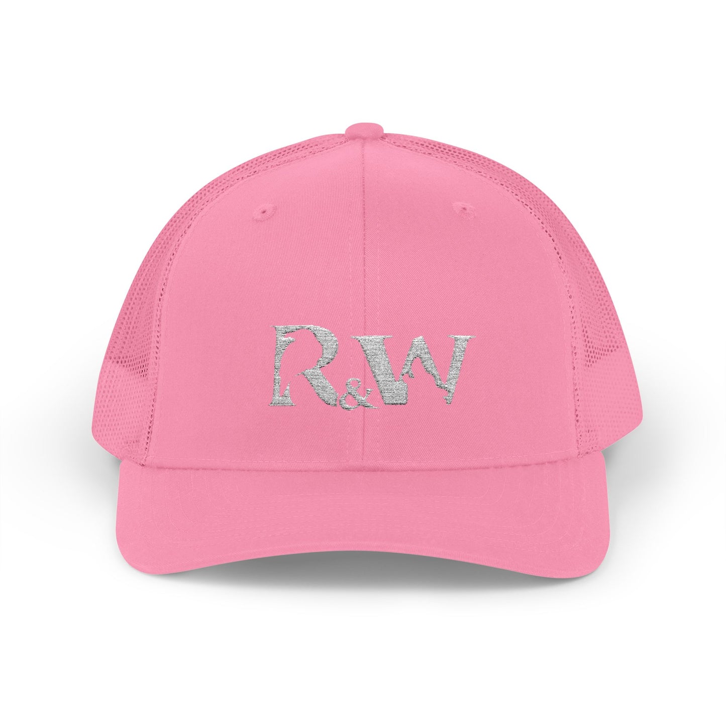Copy of R&W Athletics Embroidered Mesh Trucker Cap — Vintage Snapback Mesh Hat