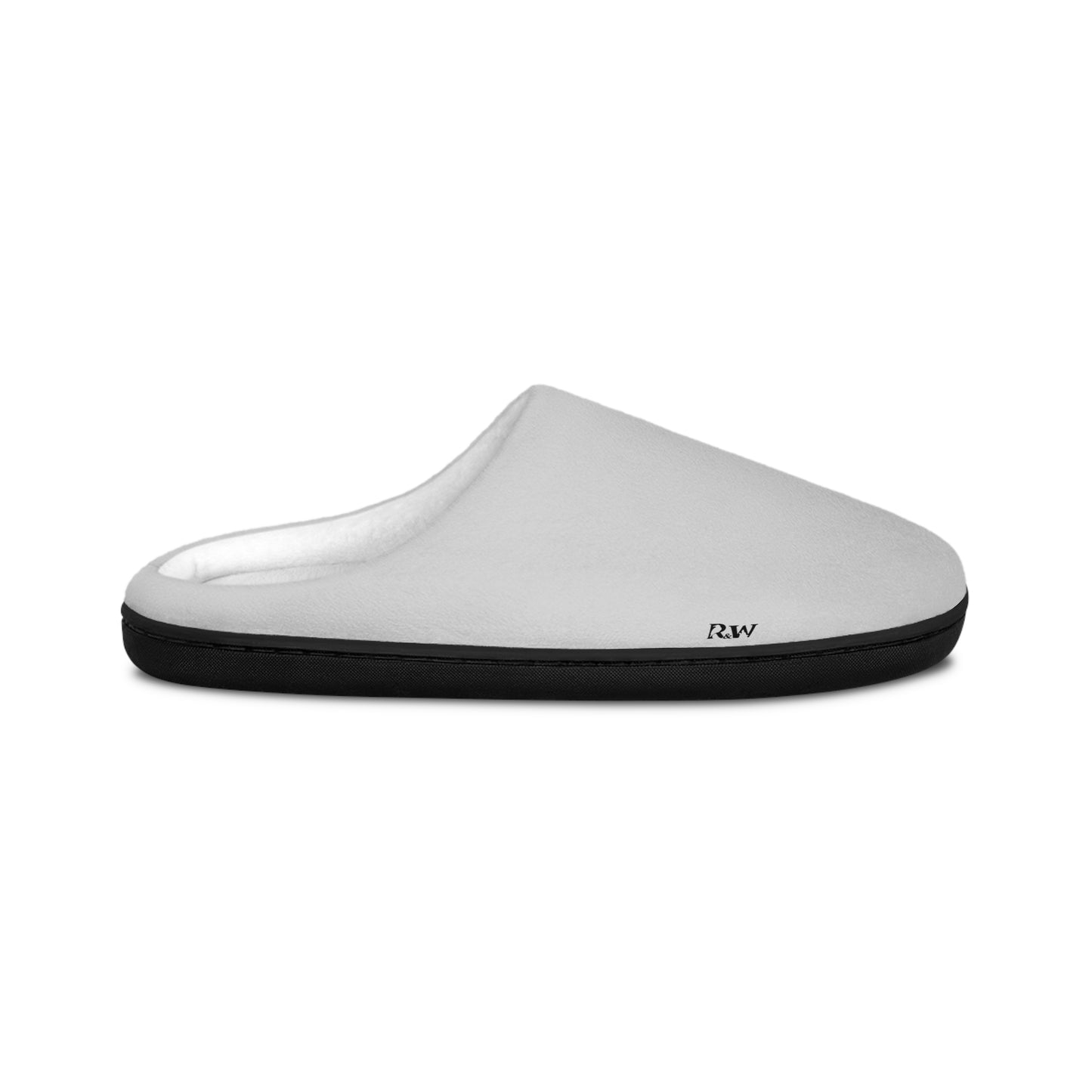 Indoor Slippers — Wolf Grey Small Logo Cozy House Shoes for Women