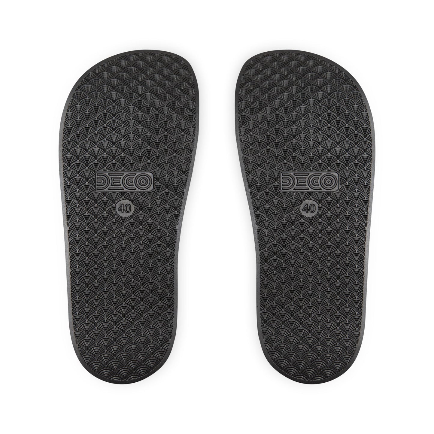 R&W Men's Slide Sandals — Wolf Grey Casual Pool & Beach Slides
