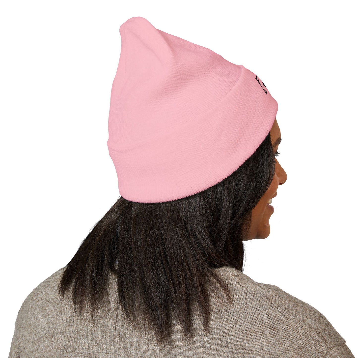 R&W Athletics Embroidered Logo Cuffed Beanie — Classic Knit Winter Hat