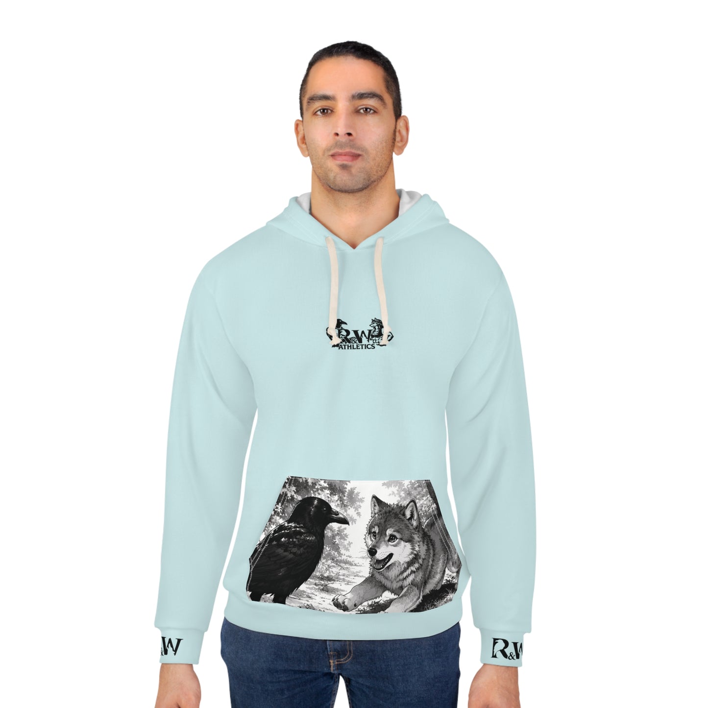 R&W Athletics Graphic Hoodie — "Origin Story" Horizon I Comic Panel Pullover