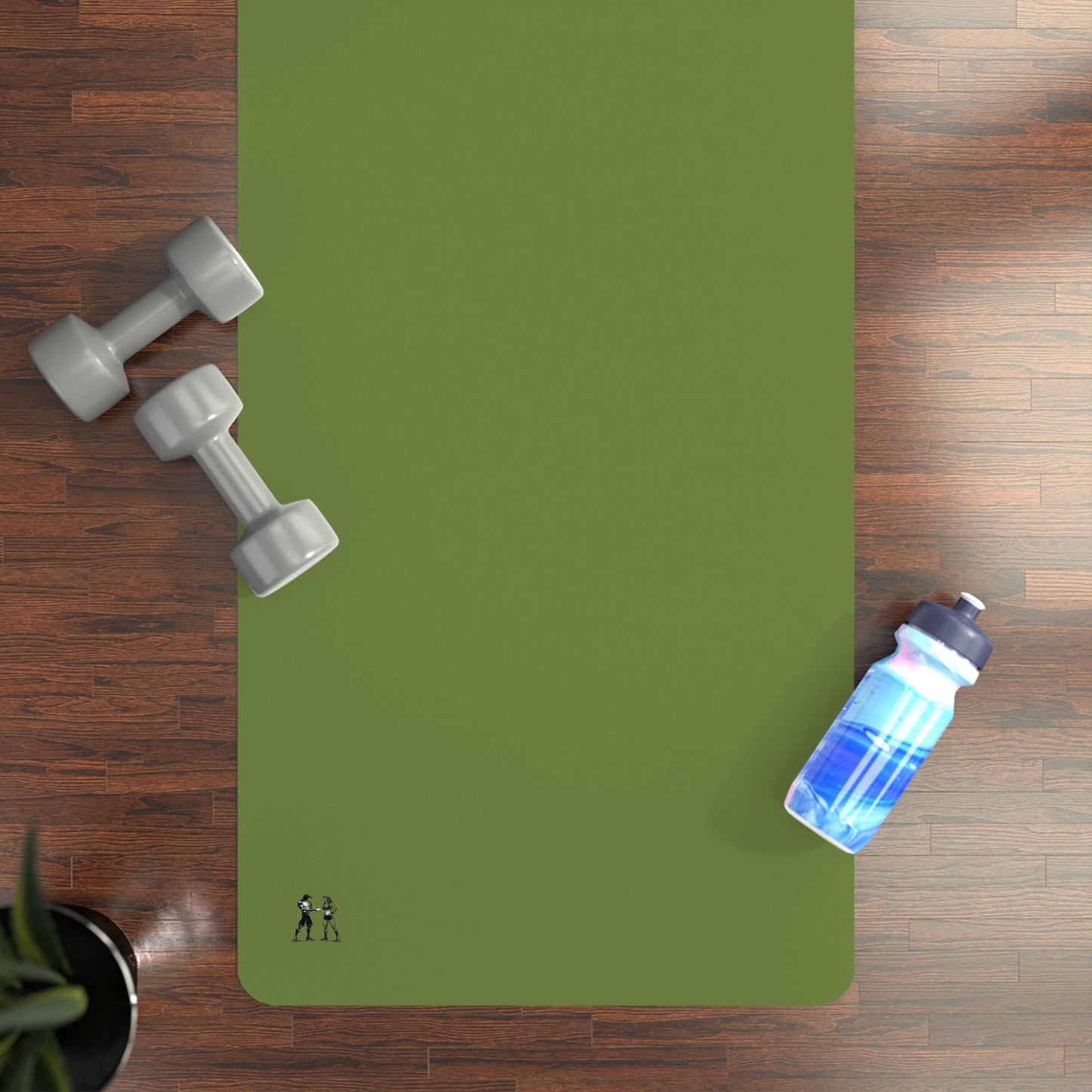 Rubber Yoga Mat — Minimal Tomillo Tranquilo Yoga Mat