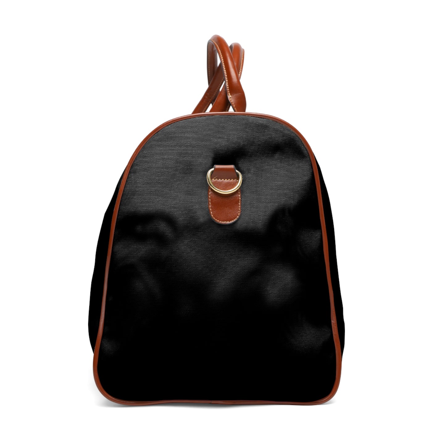 Monogram Waterproof Travel Duffle Bag – Tarmac Black with Brown Trim