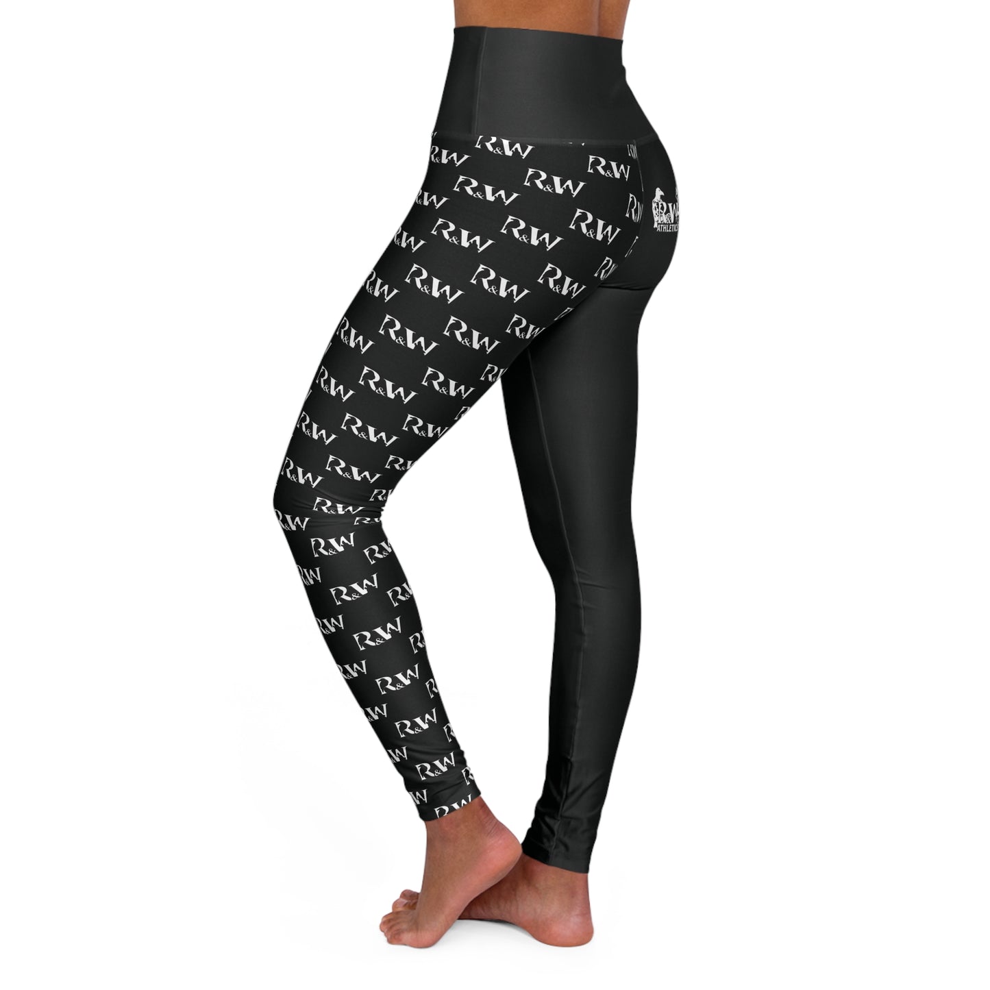 R&W Women's High-Waisted Yoga Leggings — Tarmac Black