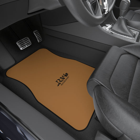 R&W Motorsport Front Car Mats – Cuero Cómodo (Front Pair Only)