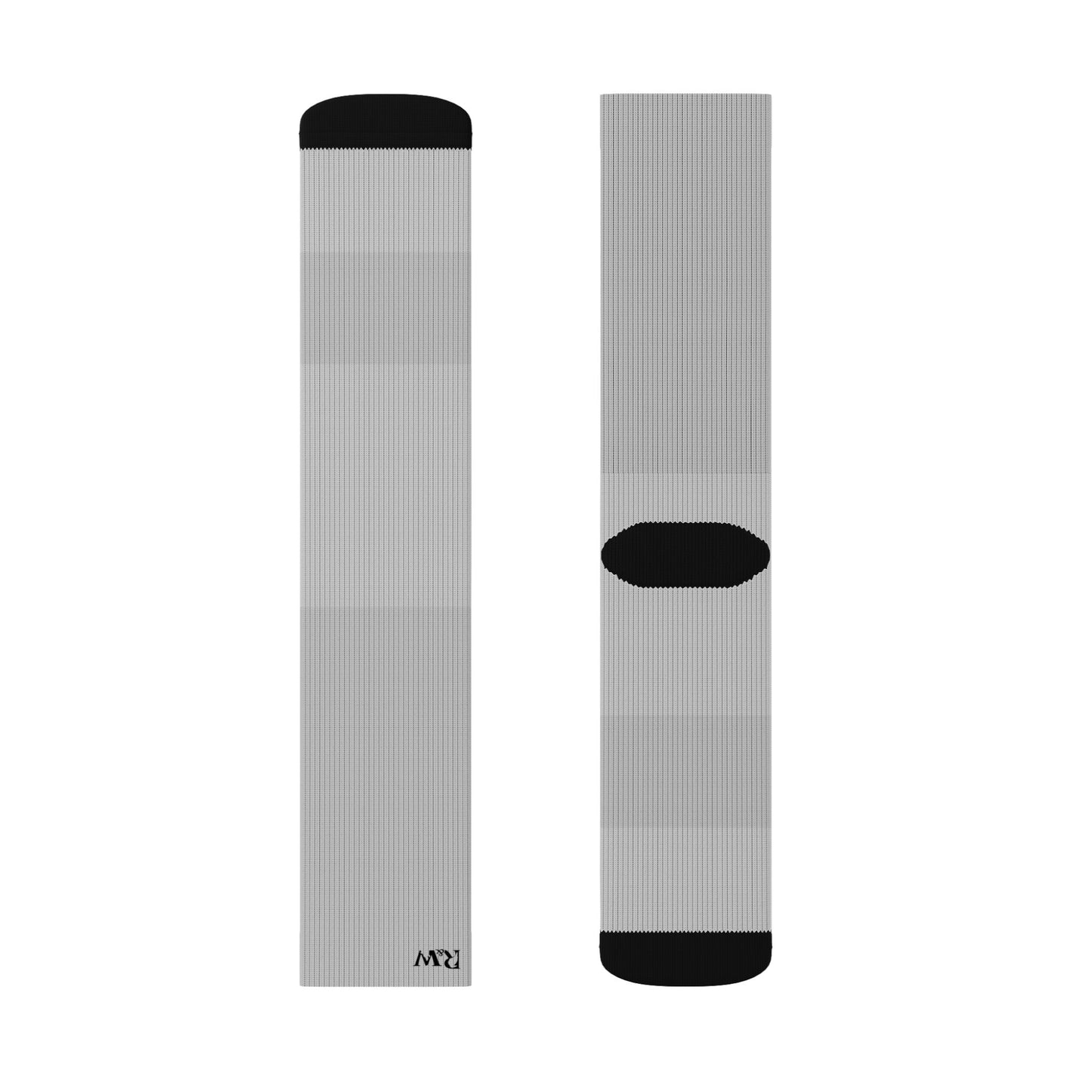 R&W Athletics Small Logo Socks - Wolf Grey