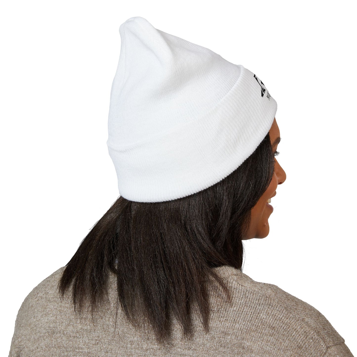 R&W Motorsport Embroidered Cuffed Beanie — Racing Logo Knit Hat