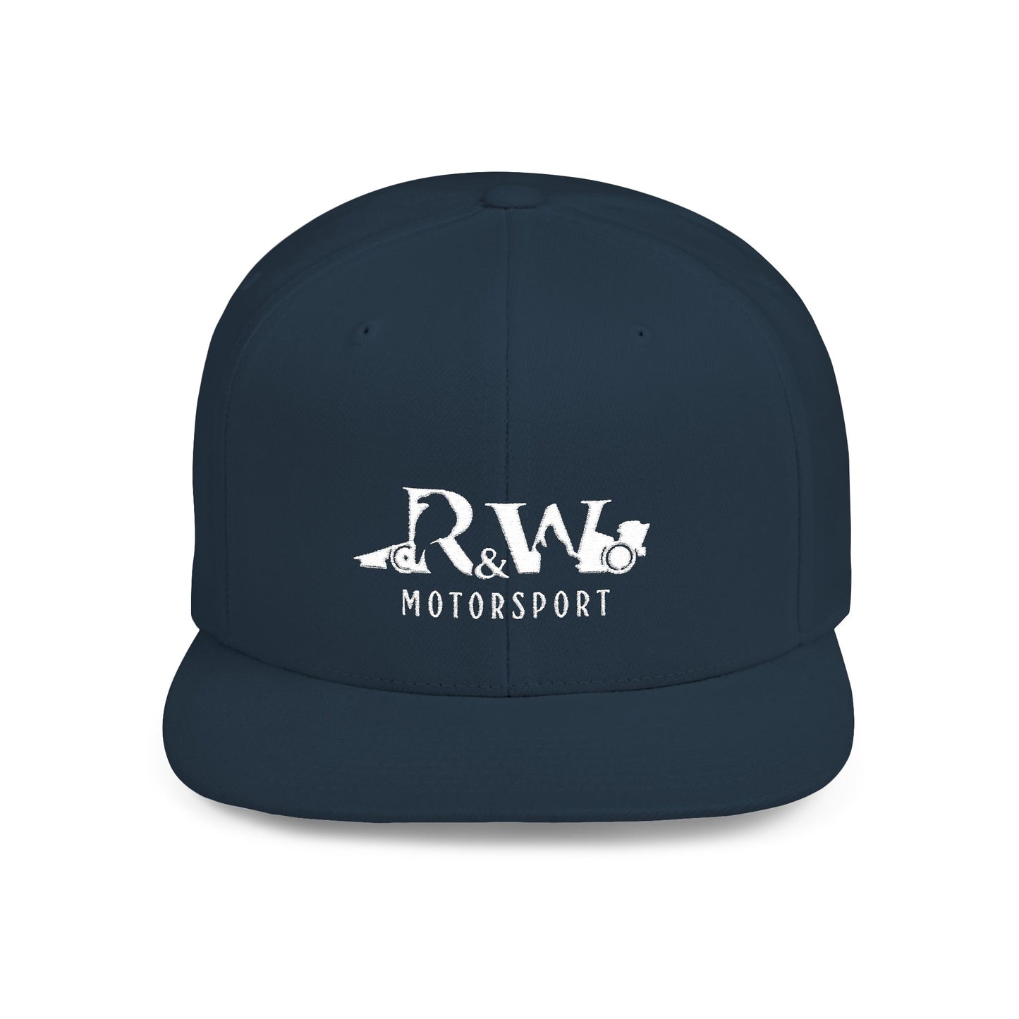 R&W Motorsport Distressed Logo Snapback Hat