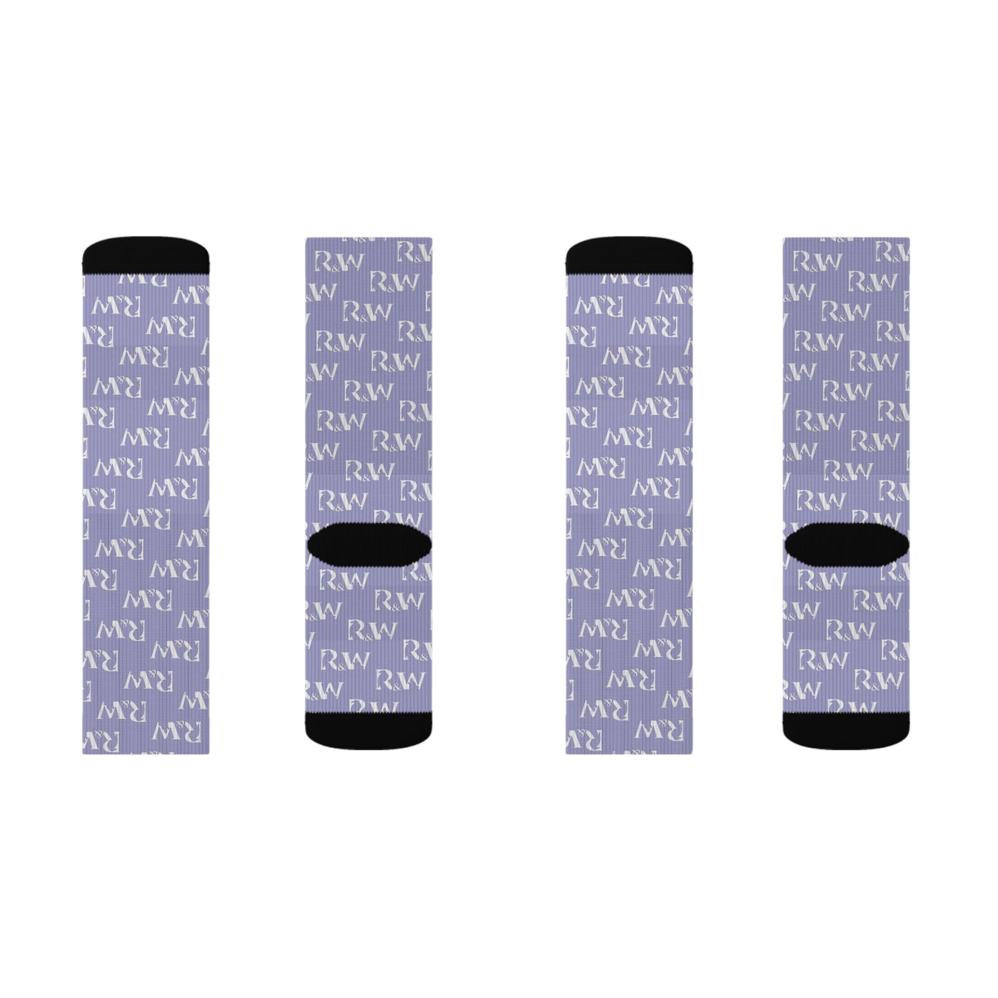 Monogram Pattern Socks — Amore I Crew Socks