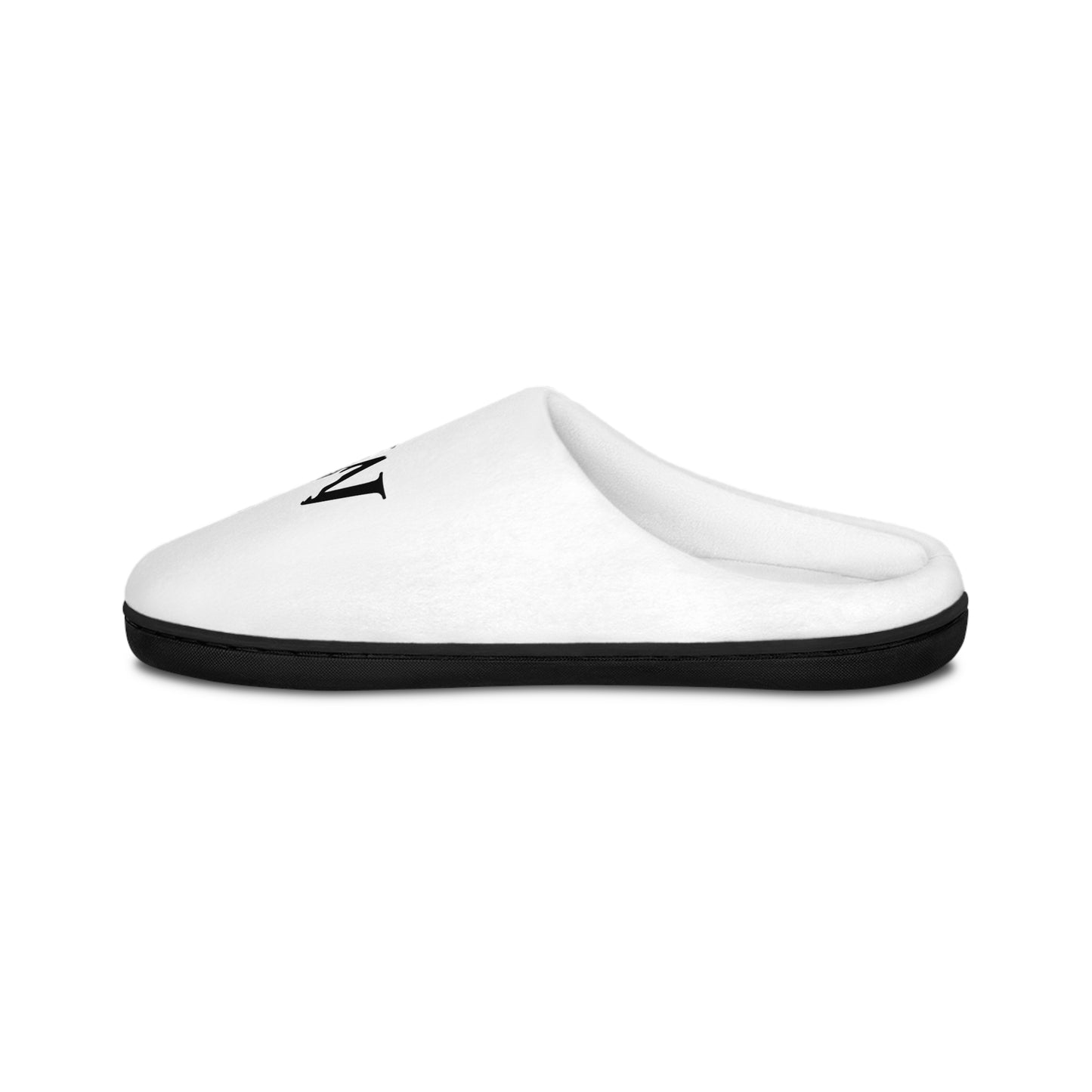 Men's Indoor Slippers — Monogrammed 'R&W' Cozy House Slides