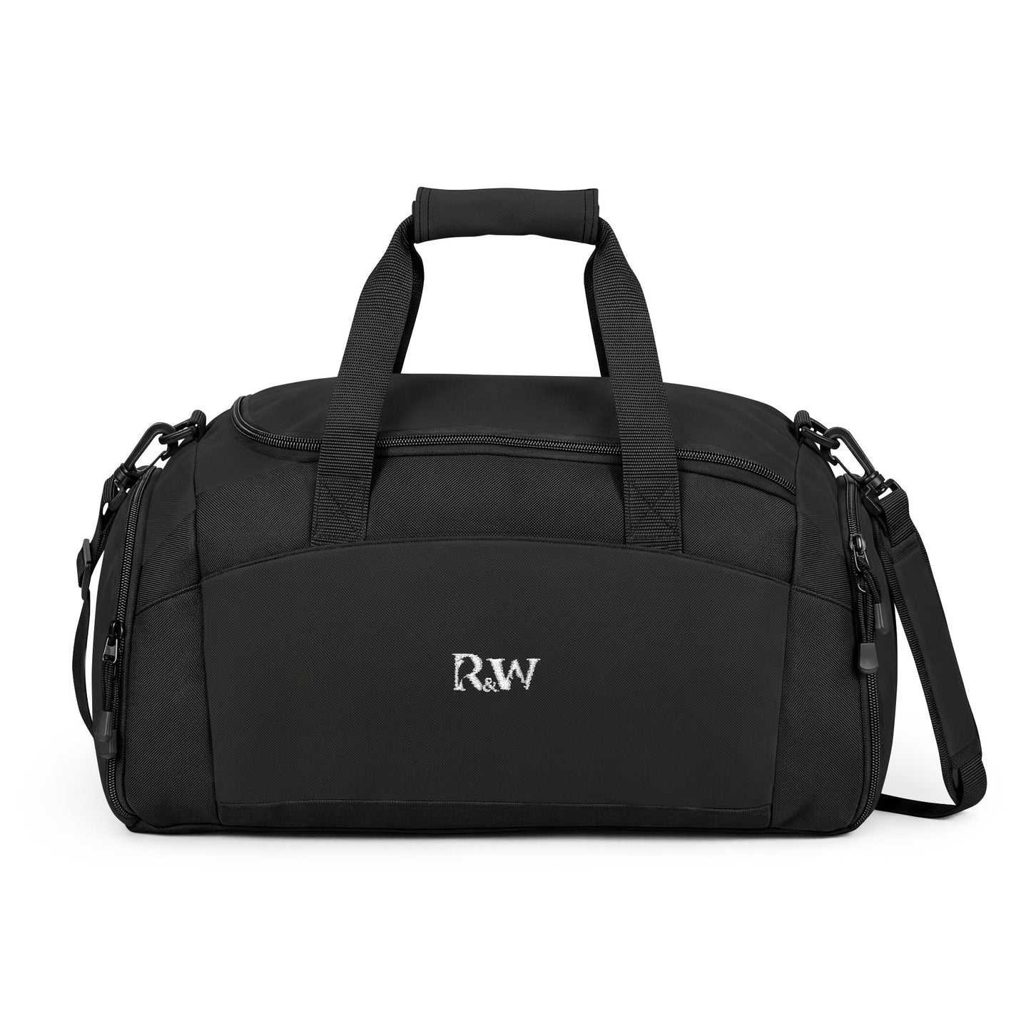 R&W Athletics Gym Bag — Durable Workout Duffle with Shoe & Gear Compartments